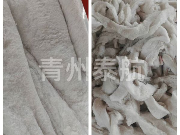 棉被芯切条对比