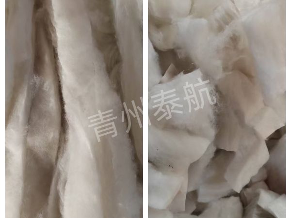 棉绒段切断效果对比